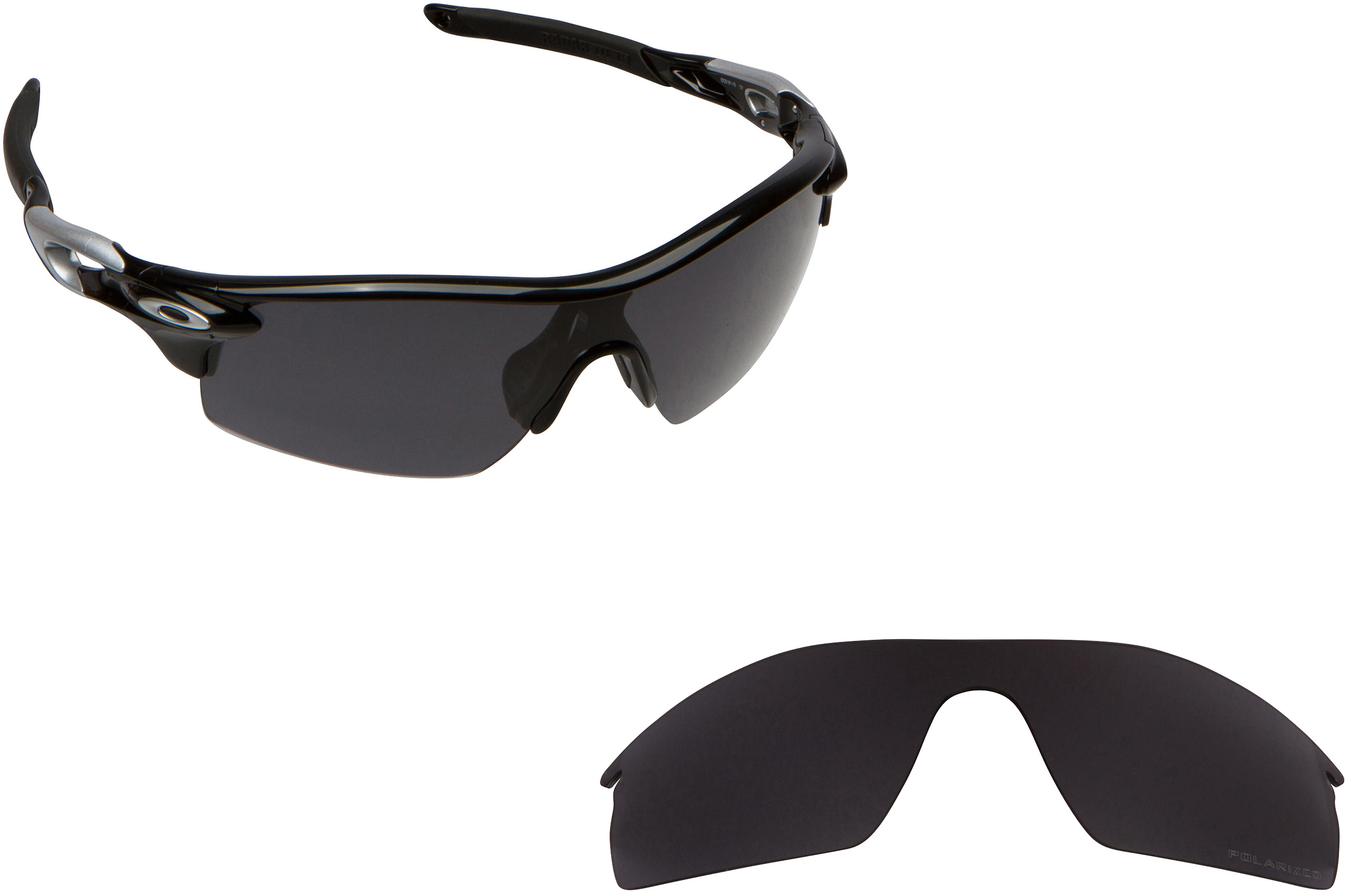 LenSwitch Replacement Lenses for Oakley Radarlock Pitch Sunglasses